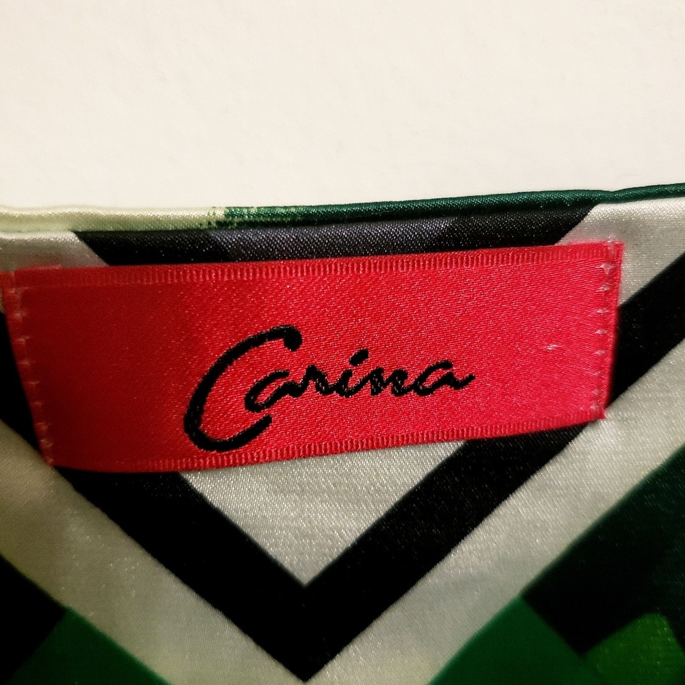 Carina Poly/Spandex Buckled Ruffled Top...M - Picture 7 of 8